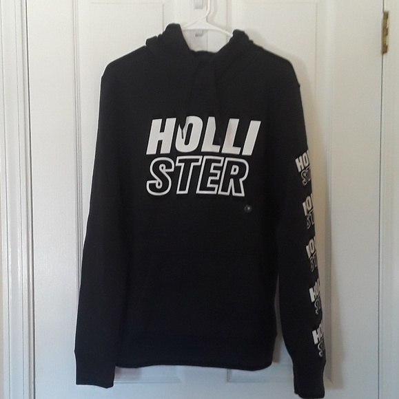 hollister hoodies black